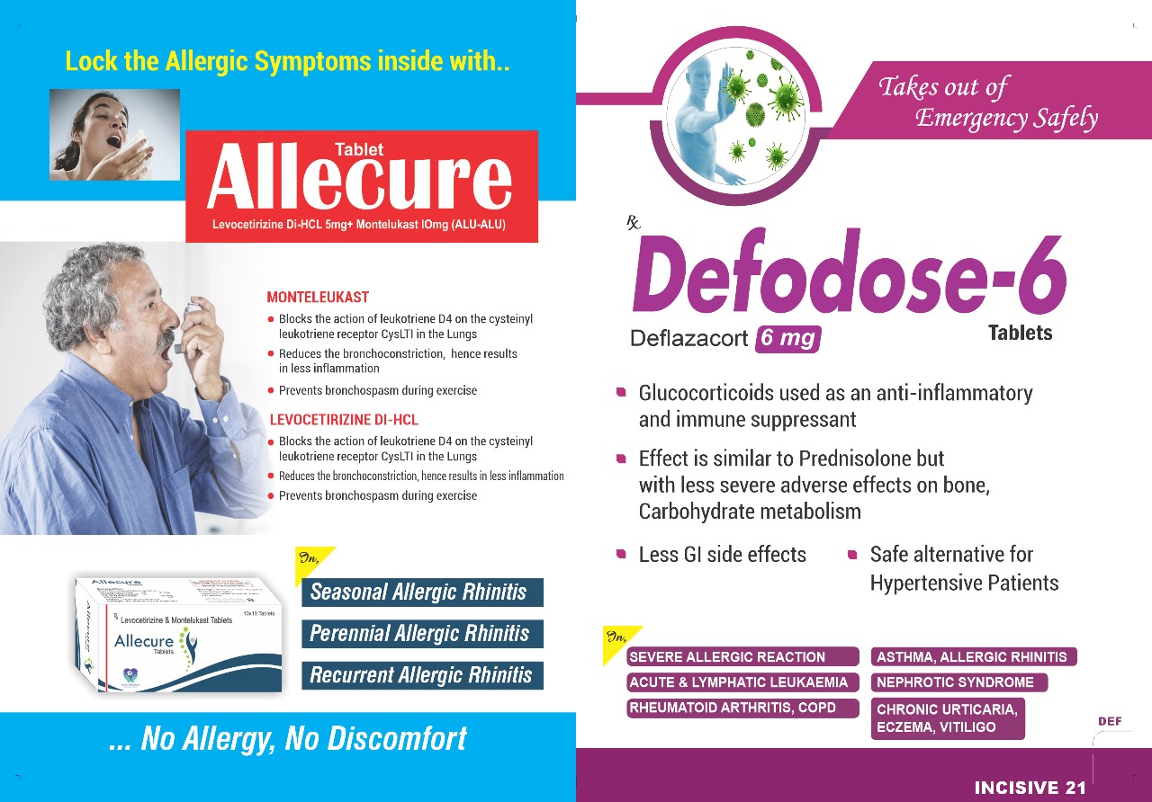 Defodose 6 Deflazacort 6mg Tablets